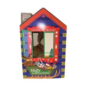 Muffy Vanderbear “Muffy The Red Nosed Rein Bear” 1996 Limited Edition-New